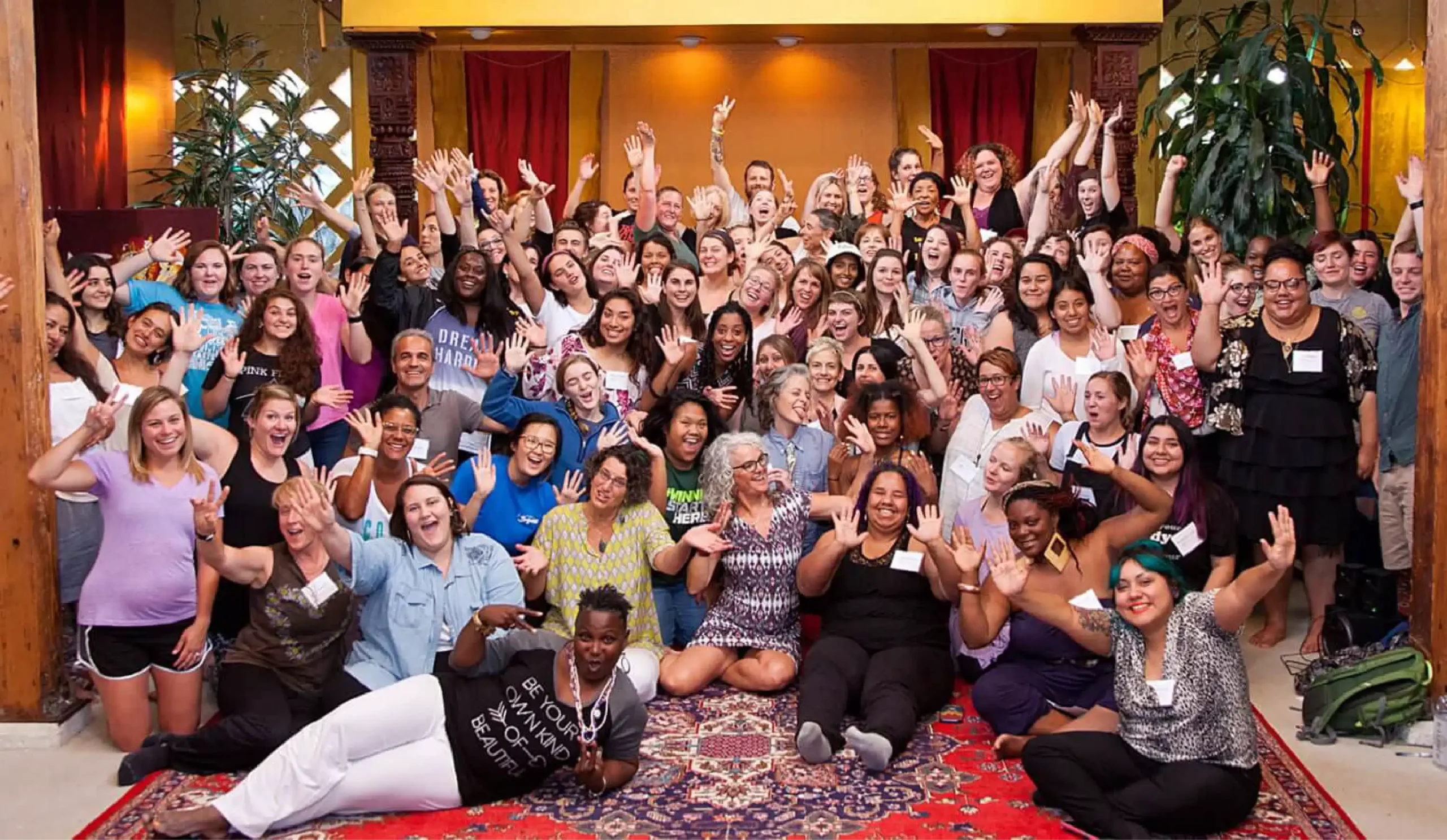 You find solace and strength in a supportive body-positive community