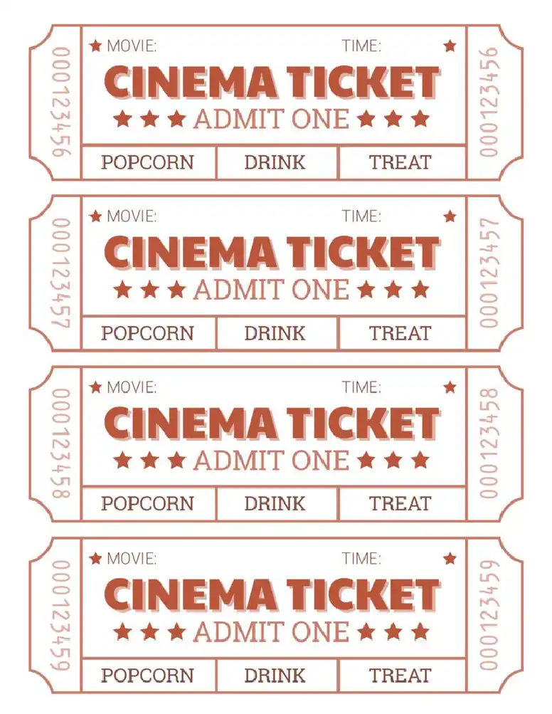 Movie Ticket with Loved Ones